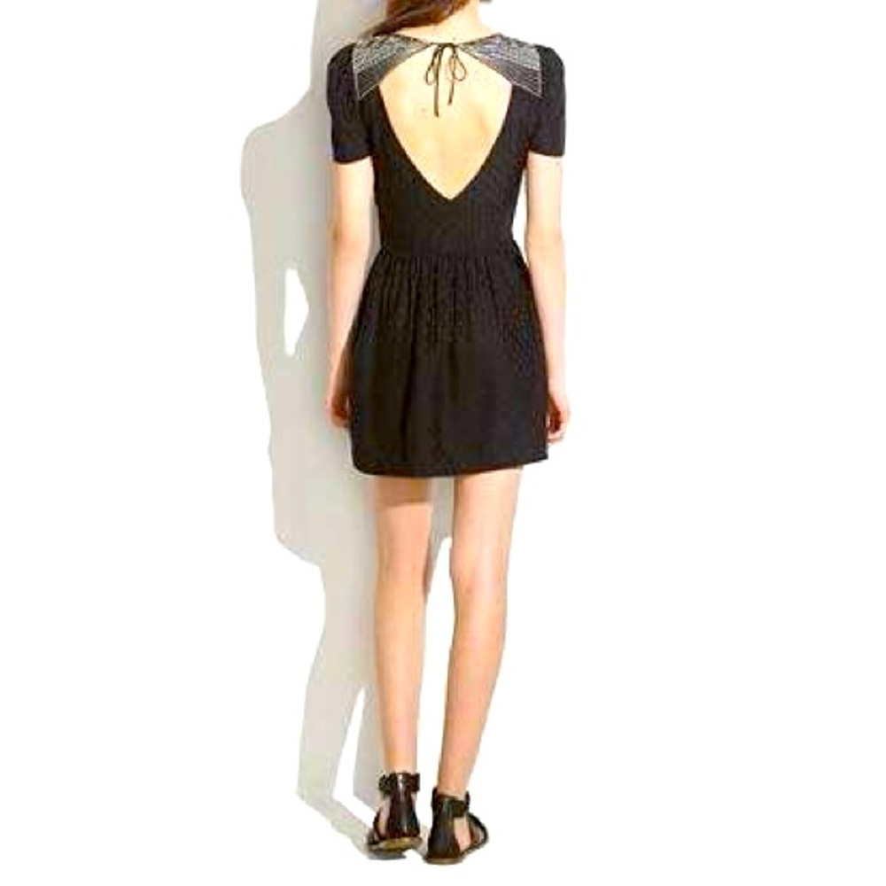 New with Tags, 100% Silk Women's Black Sessun Playlist Dress, Size Large